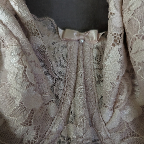 Lacy pink blush Change Lingerie bra size 36 I barely worn - Picture 3 of 5